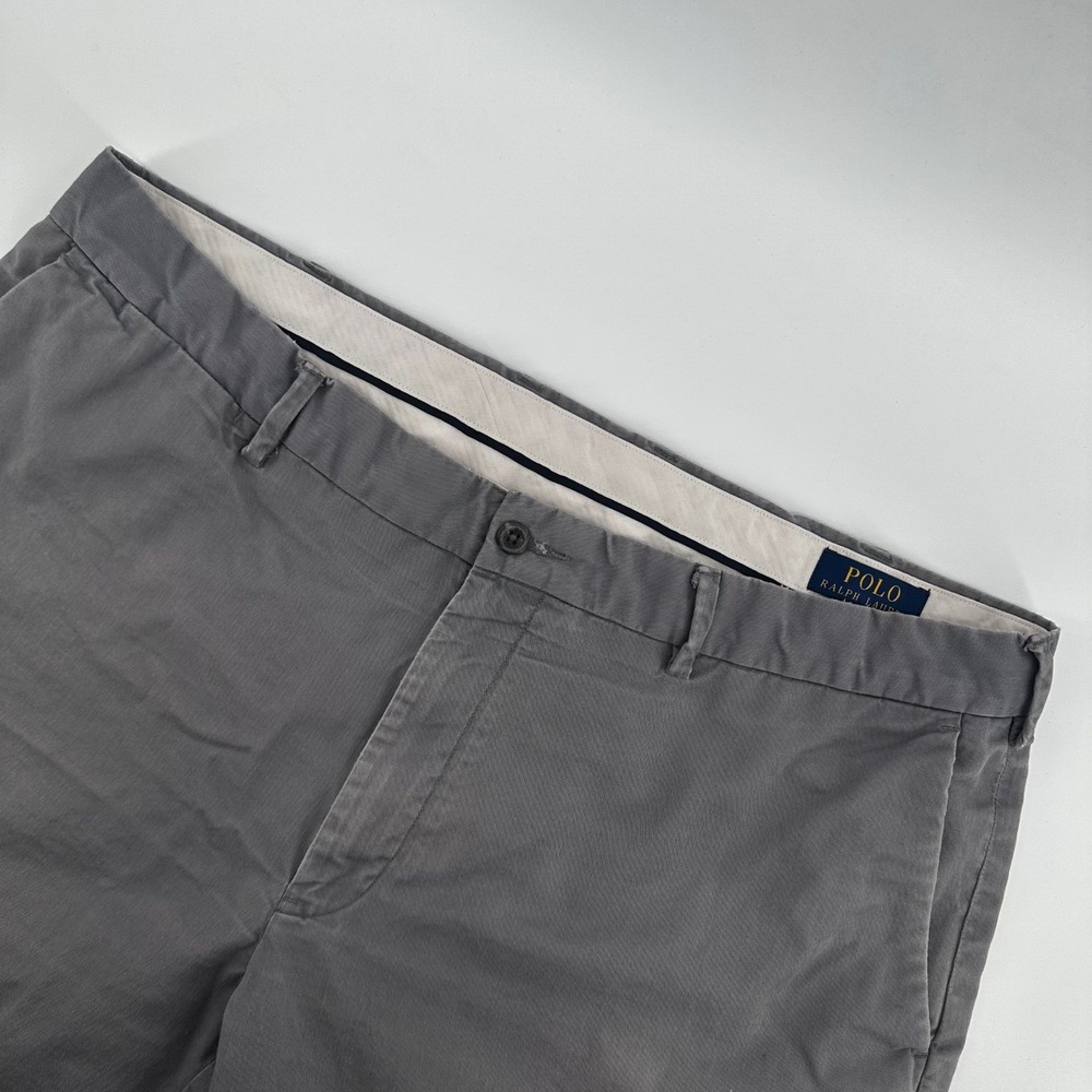 Polo Ralph Lauren Mens Stretch Classic Fit Gray‎ Chino Pants Trousers size 38